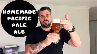 Homebrew Morgans Pacific Pale Ale Tasting!  Beginner Craft Beer Home Brewing