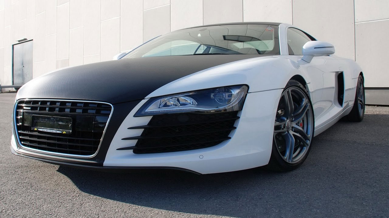 Черная матовая ауди r8