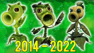 EVOLUTION OF THE PEASHOOTER (2014 - 2022) in PvZ Garden Warfare 1, 2 & Battle For Neighborville