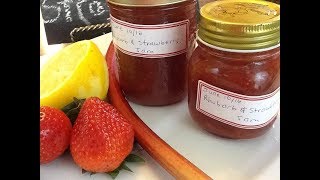 Rhubarb and Strawberry Jam  Traditional Newfoundland  Bonita's Kitchen