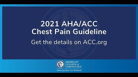 Bài: Hội chứng vành cấp (cập nhật AHA 2021) -  Gs. Ts. Bs. Trương Quang Bình - UMP