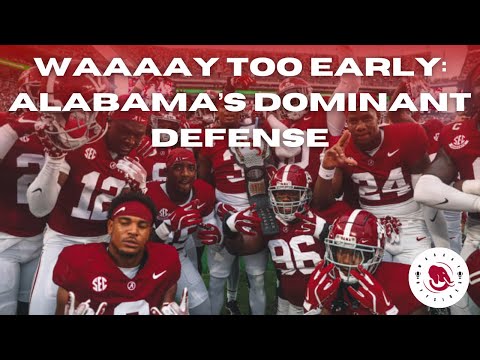 Don’t Look Now: Bama’s 2025 Defense WILL Be One of its Best