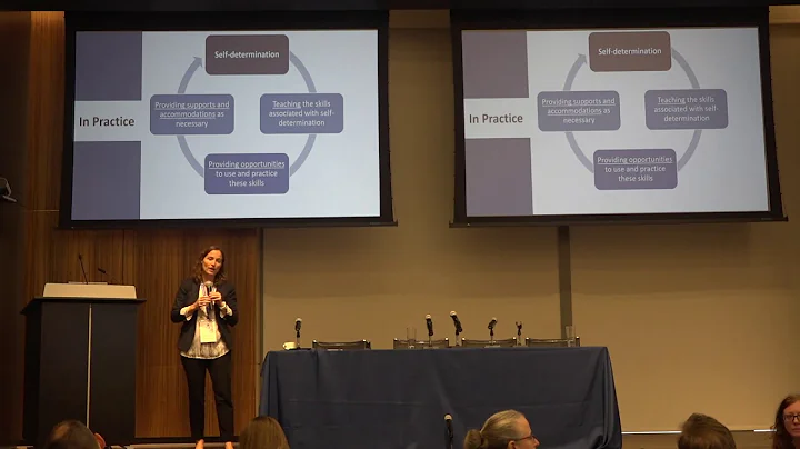 Kerrie Shogren, Ph.D. at the 2019 Autism Speaks Thought Leadership Summit on Transition to Adulthood