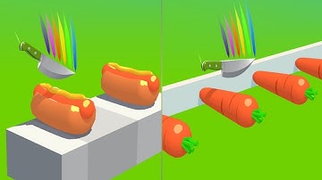 Slice It All! Slicing Gameplay! Very Satisfying and Relaxing ASMR Games