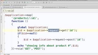 דוגמא לטיפול ב-multiple http methods באותו route כאשר משתמשים ב-slim framework