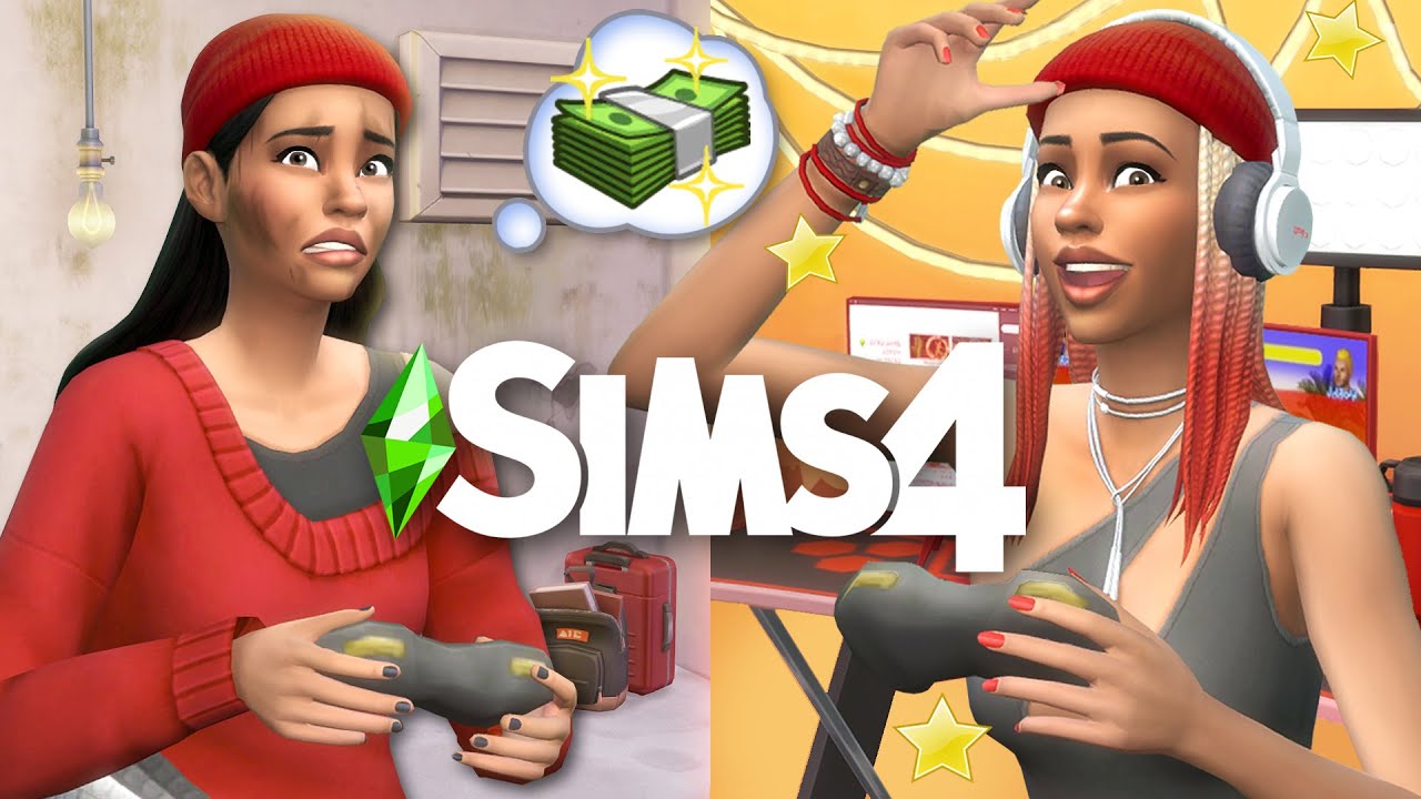 Peut-on devenir RICHE en tant que Streameur ? 👾 - SIMS 4