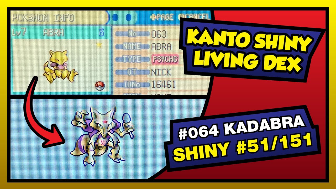 Live Shiny Abra After Only 288 Bought (1 SR)!!! + Shiny Kadabra! | Kanto Shiny Living Dex 