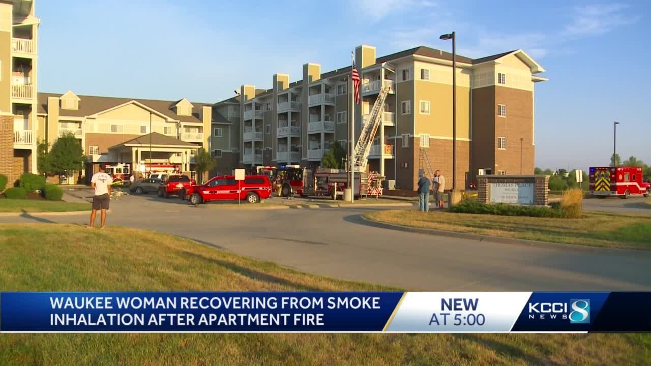 Waukee woman recovering from smoke inhalation after apartment fire