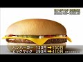 マクドナルド約6割の品目 店頭価格10円～30円値上げ(2022年9月26日) - ANNnewsCH