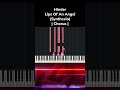 Hinder - Lips Of An Angel (Synthesia) Chorus #synthesia #hinder #rock #shorts #piano #music