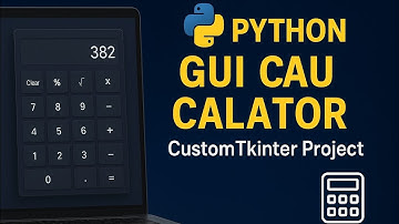 👉 Python Calculator Project | Modern GUI with CustomTkinter | Beginner to Advanced read description