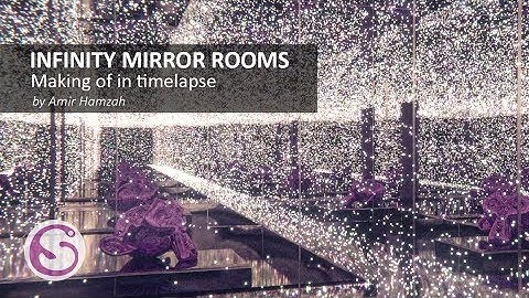 Infinity Mirror Room (3D Blender Timelapse)