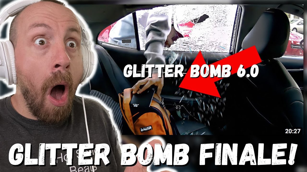 Viral glitter bomb video featured fake thieves, creator says