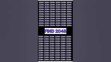 Find Out 2048 Riddlejourney Visiontest Shortvideo 