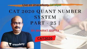 QUARANTINE BATCH | CAT 2021 Quant Number System Part - 23 | By Bharat Gupta