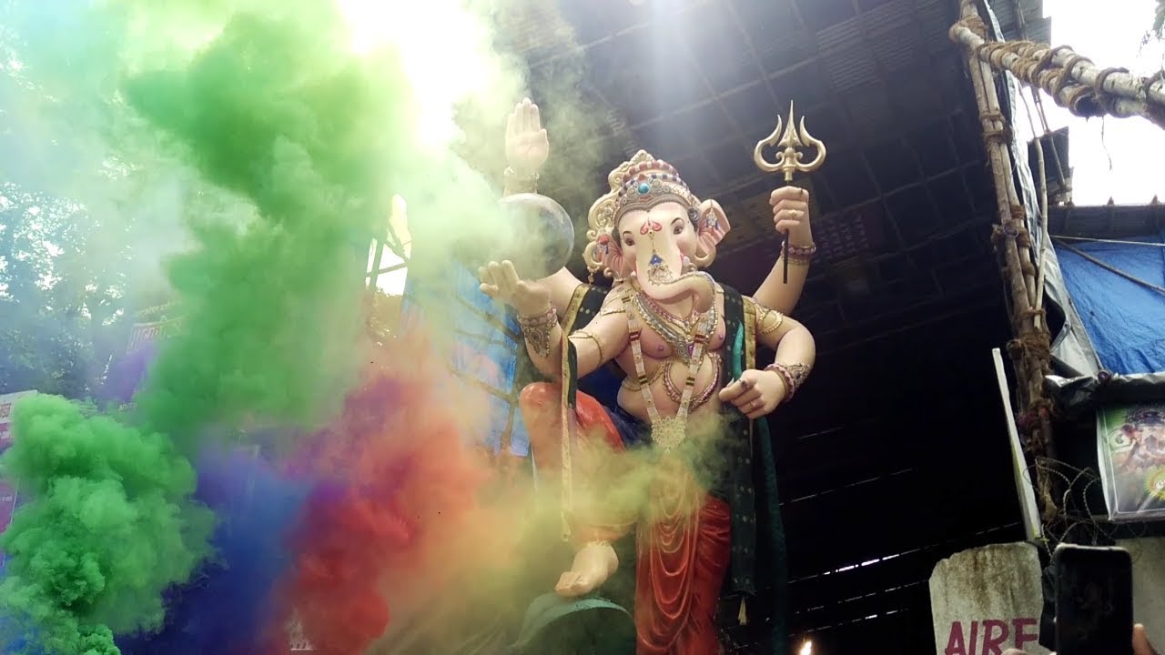 Mumbai Ganpati Aagman 2019 | Mumbai Ganesh Festival | 25 August 2019 ...