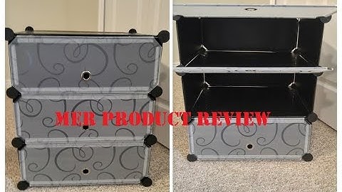 LANGRIA 18-Cube DIY Shoe Rack, Multi Use Modular Organizer