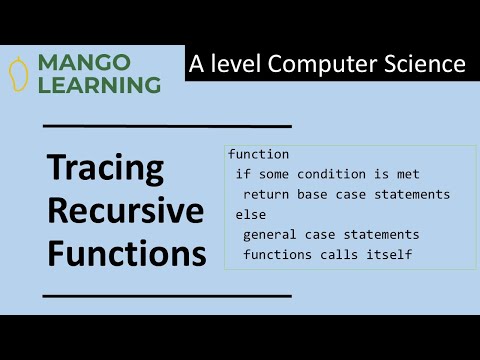 Tracing Recursive Functions