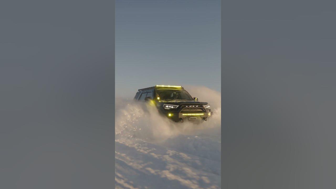 4Runner Snow Plow 😱 YouTube