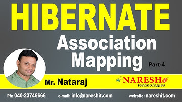 Association Mapping in Hibernate Part 4 | Hibernate Tutorial | Mr. Nataraj