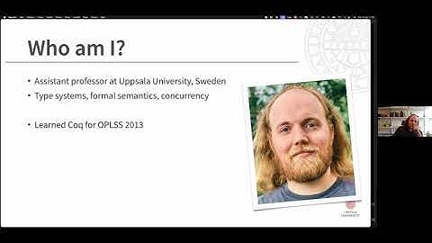 Interactive Theorem Proving, Lecture 1 - Part II - Introduction to Coq, by Elias Castegren