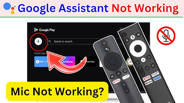 Tv Google Assistant Not Working | Google Tv Microphone Not Working Problem Solved