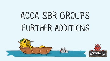 ACCA SBR Video Lectures - Further Additions: Explained in simple language (Video 1)