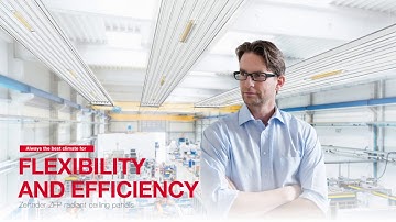 Heating and cooling ceiling systems: Zehnder ZFP