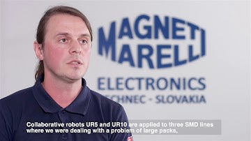 Collaborative robots at Magneti Marelli