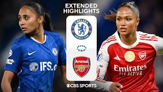 Chelsea vs. Arsenal: Extended Highlights | UWCL Quarter-Final | CBS Sports Golazo