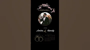تصميم دعوة زفاف فيديو بطريقة موديرن و لذيذه Design Invitation Wedding Invitation 