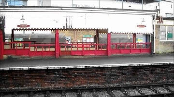(First Video of 2012) Freightliner Class 66 Passes Though Keighley With HHA Hoppers