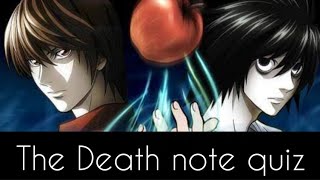 Are You A Real DEATH NOTE Fan ? - DEATH NOTE Quiz screenshot 2