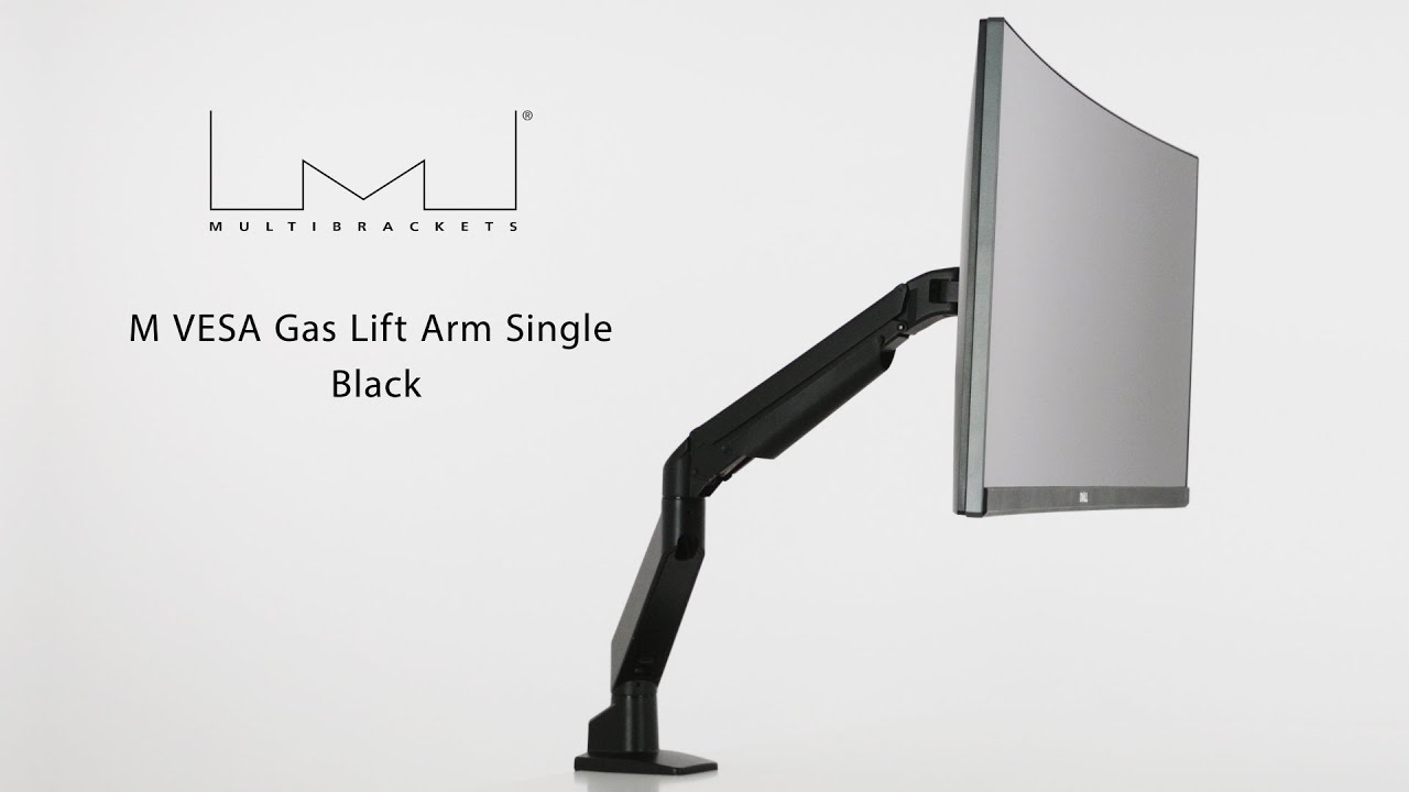 M Gas Lift Arm Samsung G7 Single Black - Multibrackets