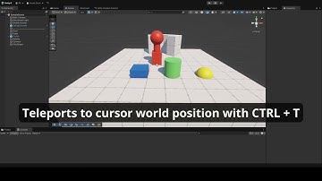 Unity Tools Highlight - Teleport/Paste to cursor