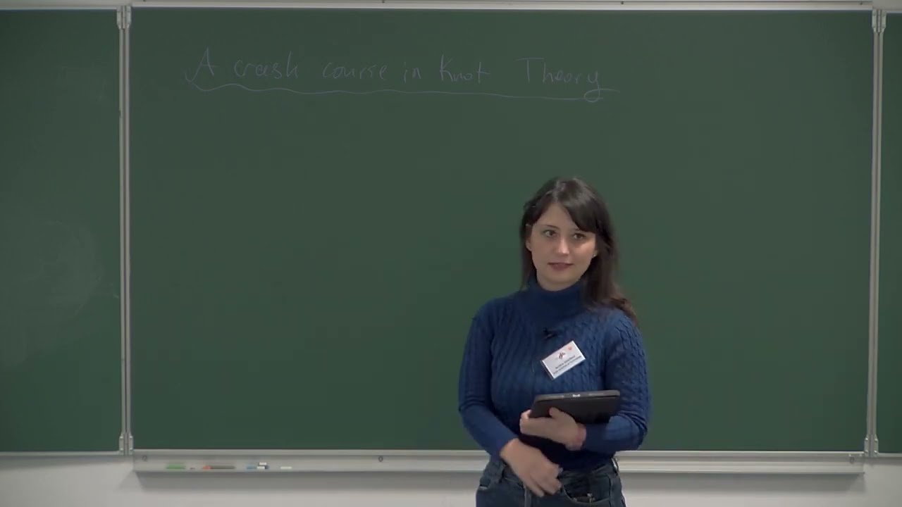 "A Crash Course on Knot Theory" by Prof. Neslihan Gügümcü (Part.1/4)
