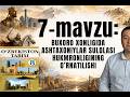 8-sinf O'zbekiston tarixi | 7-mavzu | Tushadigan savollar | 10/10 ishlash siri | 2026 TEST