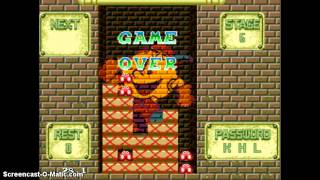 Let's Play Pac-Attack Puzzle Mode Part 1 (Genesis)