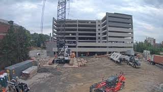 MMC - New Employee Parking Garage Construction Time Lapse
