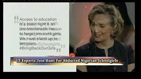 US experts join hunt for abducted Nigerian schoolgirls
