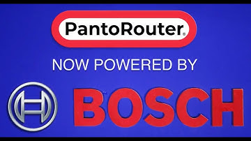 The PantoRouter™ - Now Powered By Bosch!
