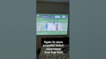 egate atom 3x projector asia Cup final #egate #projector #tv #homeprojector