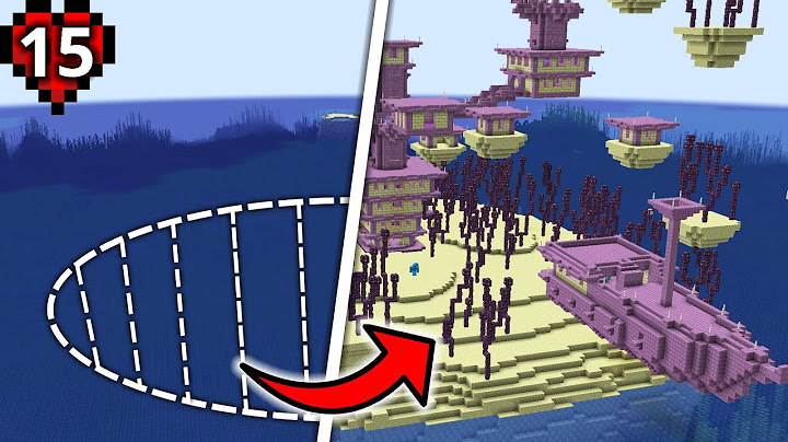 Saya Membangun Pulau Akhir yang Nyata di Minecraft Hardcore