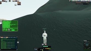 Mining run on Planet Cyrene, Entropia Universe using  Ziplex Z20 Seeker Unamped