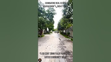 Gated community villa fully furnished - 5years old - 5.50 cent - 3bhk - 2568 sqft built up area