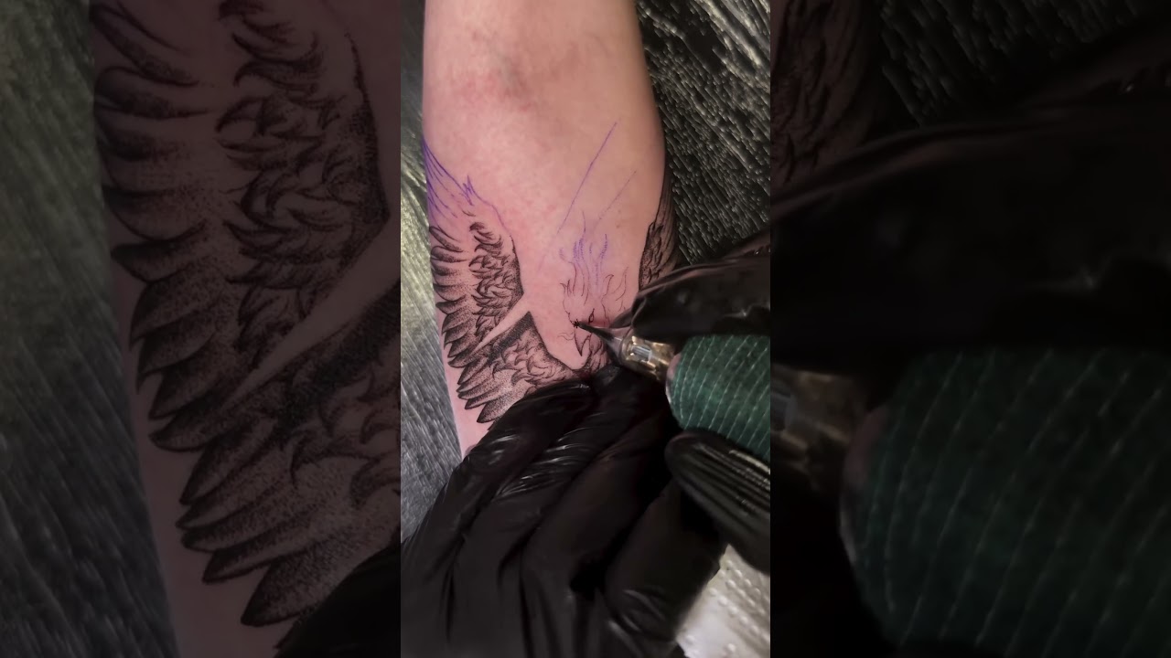 Graphic art Phoenixwith  3rl PEPAX cartridges  