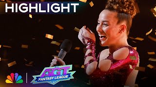 Golden Buzzer: Sofie Dossi's JAW-DROPPING act wins over Heidi Klum! | AGT: Fantasy League 2024 image
