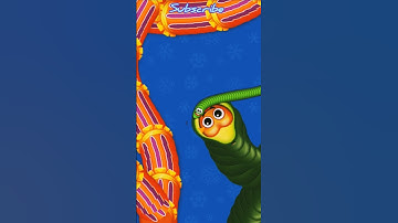 🐍😱 Worms Zone io magic video #noob_to_pro #shorts #snake #game #wormszoneio #001 #pro_snake