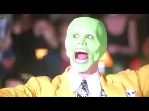 Cameron Diazs high heel pumps fly off her feet from the movie the mask
