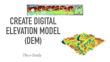 How to download contour line for free and create Digital Elevation Model (DEM) || The e-Study ||